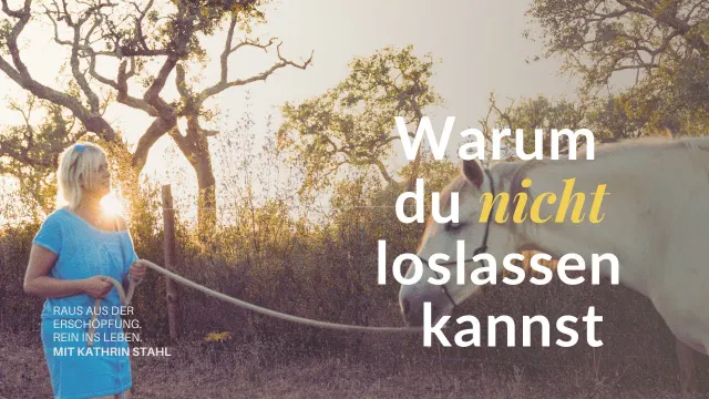 Hör auf es zu versuchen: Dein Festhalten hat einen Grund.