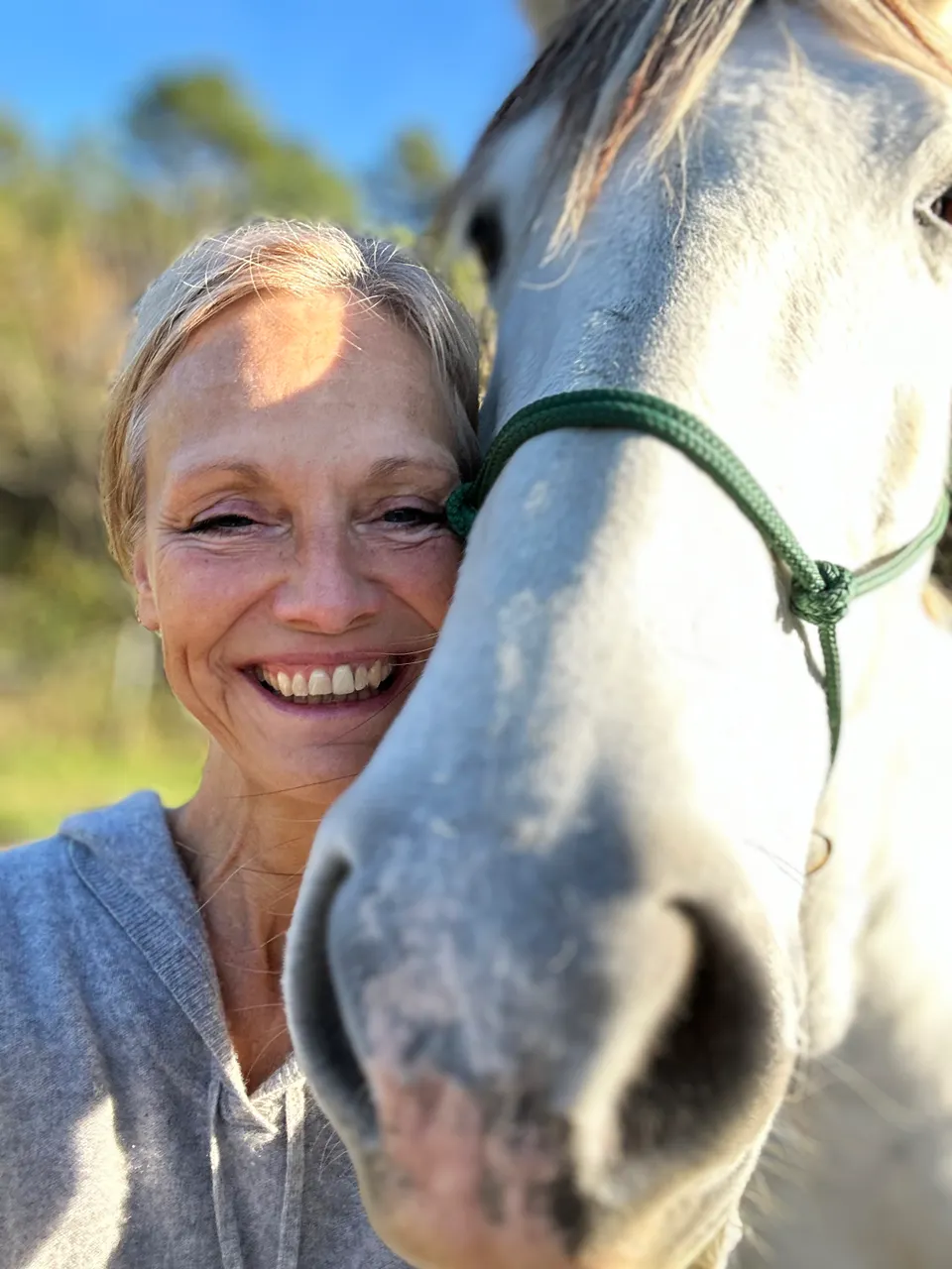 Kathrin Stahl mit ihrem Pferd